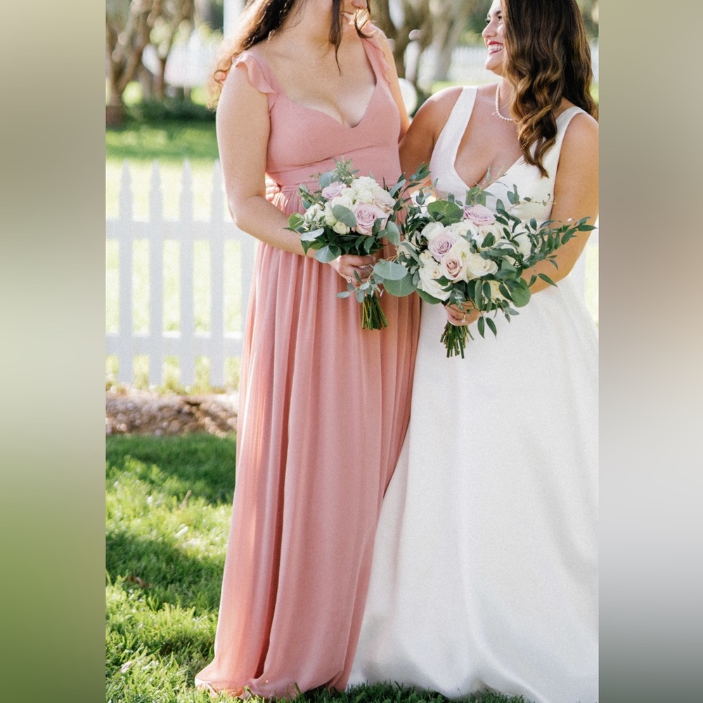 AZAZIE Stassie Champagne Rose size 12